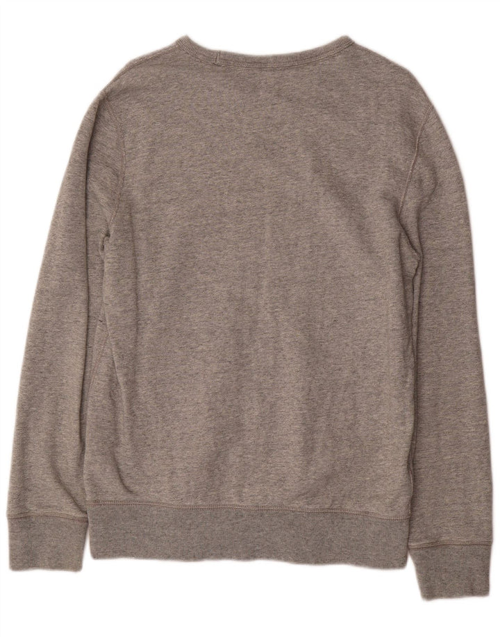 Gap Herre Sweatshirt Jumper Medium Grey Flecked Bomuld