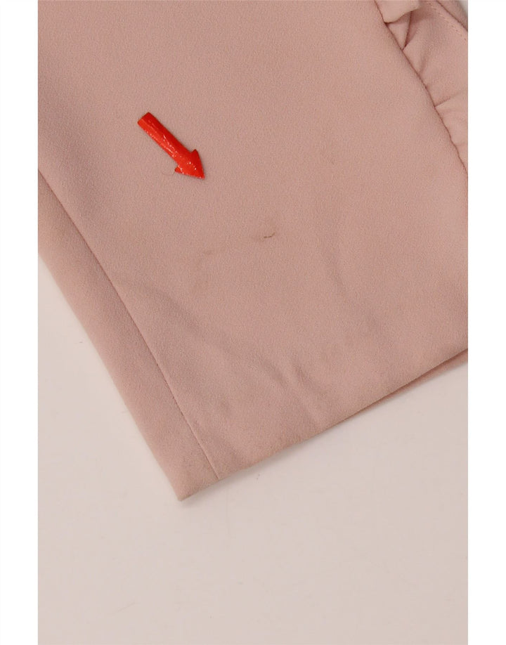 Zara Slim Chino-bukser til kvinder Small W27 L26 Pink Polyester