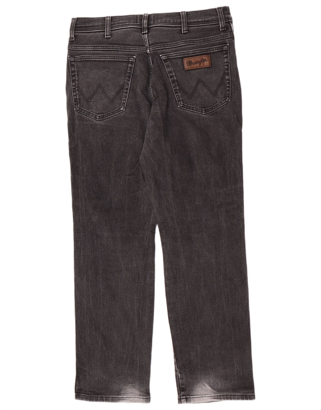 Wrangler Herre Texas Straight Jeans W34 L30 Grå Bomuld