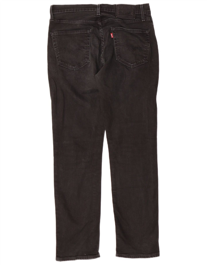 LEVI'S Slim Jeans til mænd W32 L30 sort bomuld