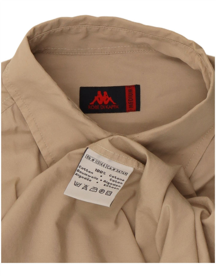 Kappa Herreskjorte Medium Beige Bomuld