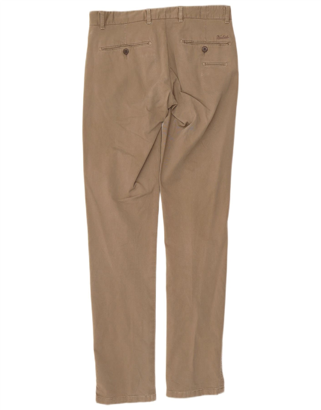 Woolrich Herre Slim Chino Bukser W30 L33 Beige Bomuld