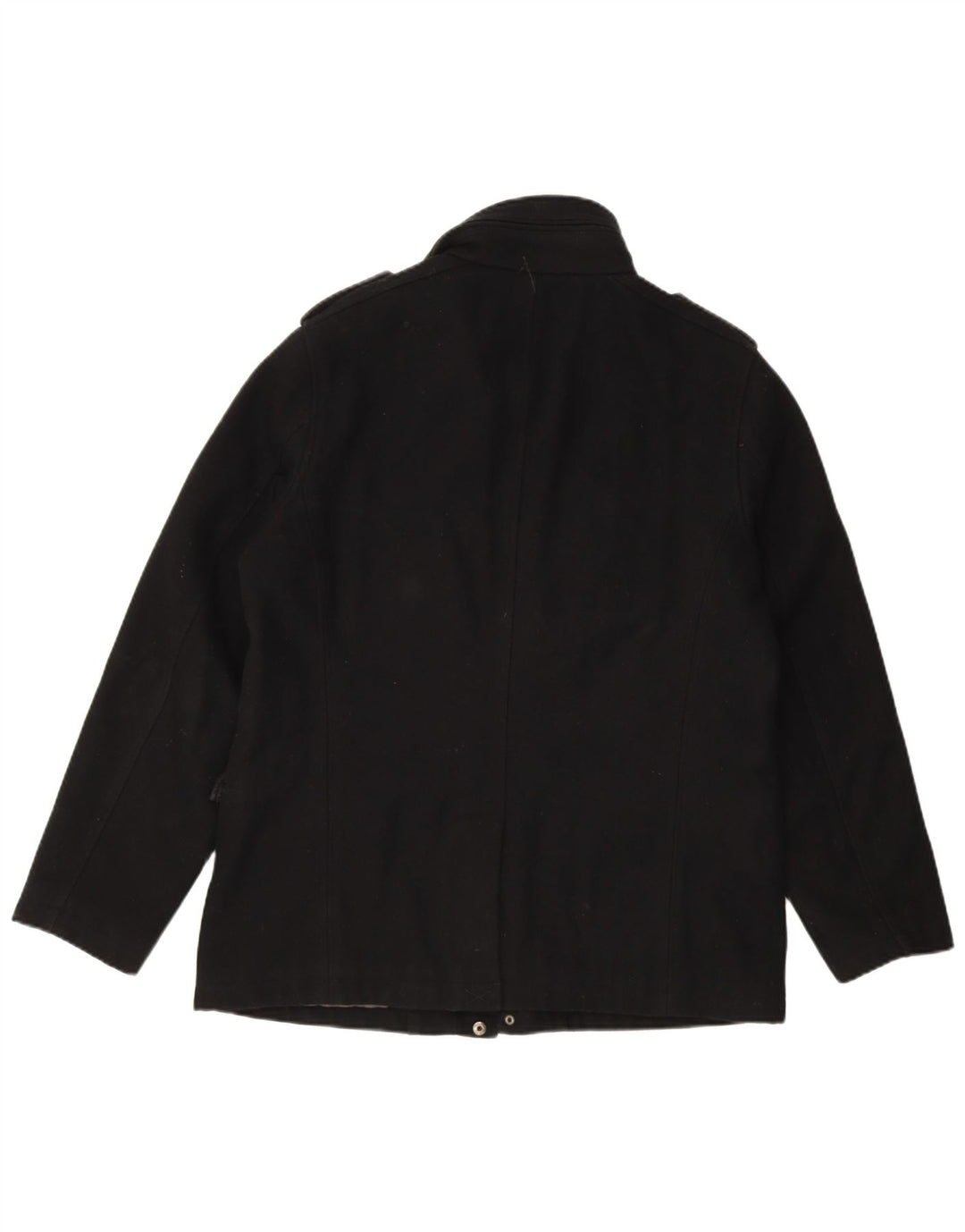 Ben Sherman Herre Utility Jacket UK 40 Large Black Wool