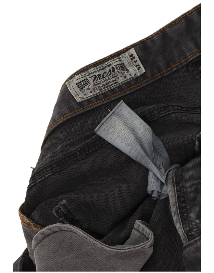 Marlboro Classics Herre lige Regular Fit Casual Bukser W32 L27 Grå