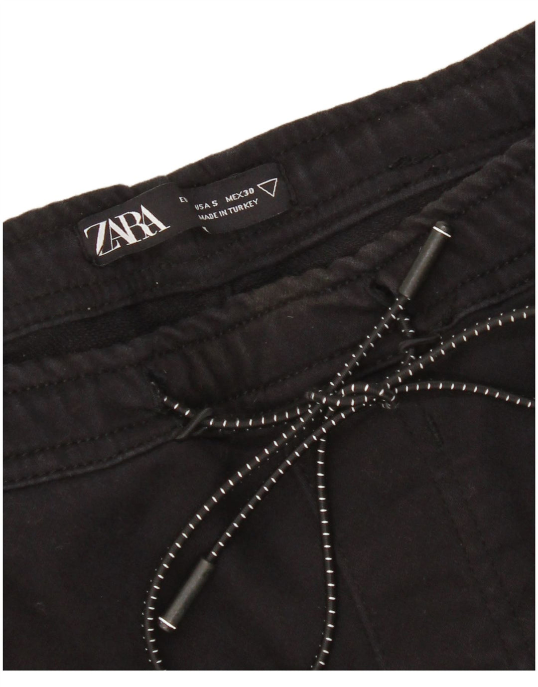 Zara Dame Cargo Træningsdragt Bukser UK 8 Small Black