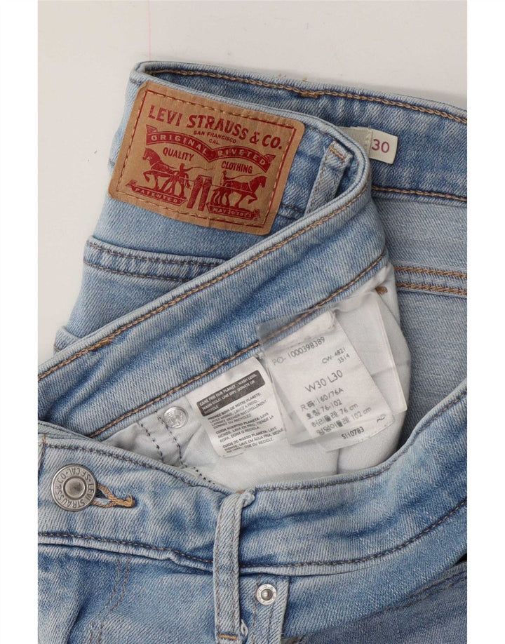 Levi's Womens 725 High Rise Bootcut Jeans W30 L26 Blå