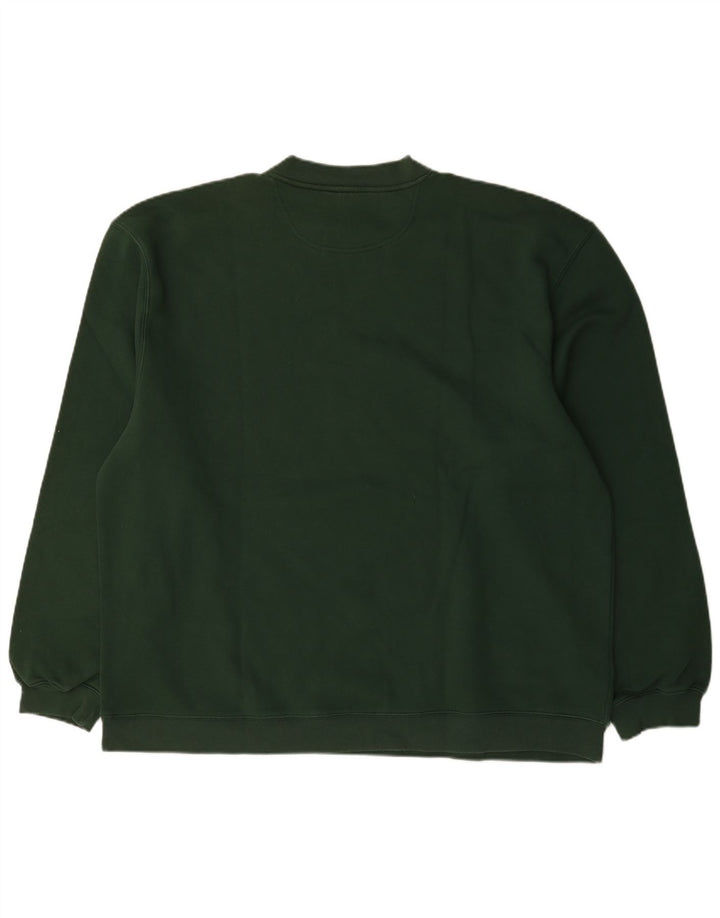 Reebok Herre Grafisk Sweatshirt Jumper 2XL Grøn Bomuld