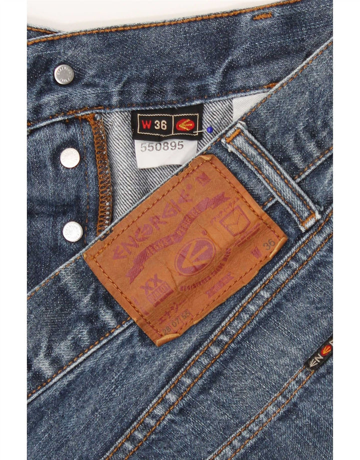 Energie Straight Jeans til mænd W36 L31 blå bomuld
