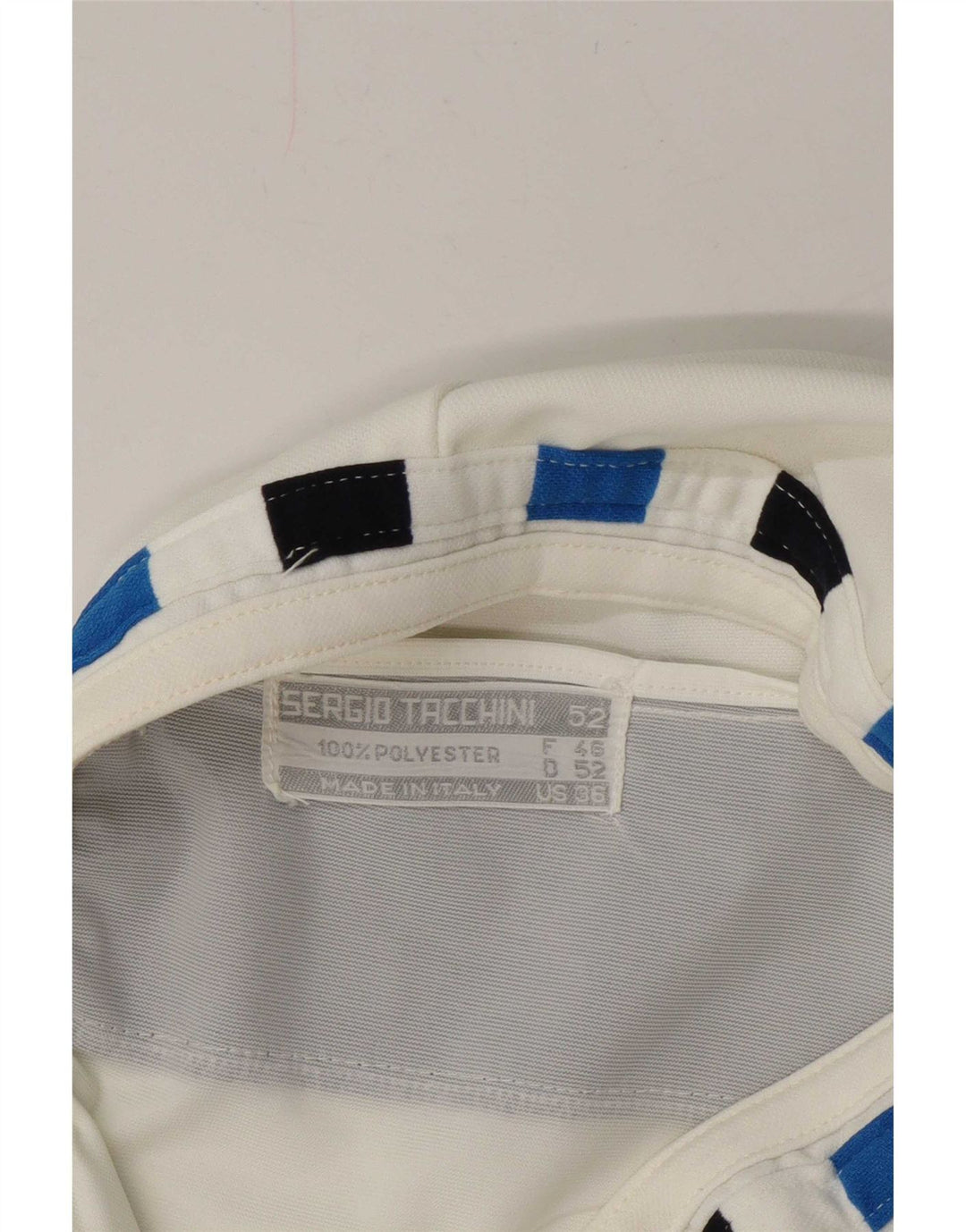 Sergio Tacchini Chino Shorts til kvinder IT 52 2XL W36 Hvid Colourblock