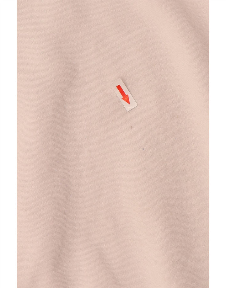 Nike Dame Sweatshirt Jumper UK 14 Medium Beige Colourblock Bomuld