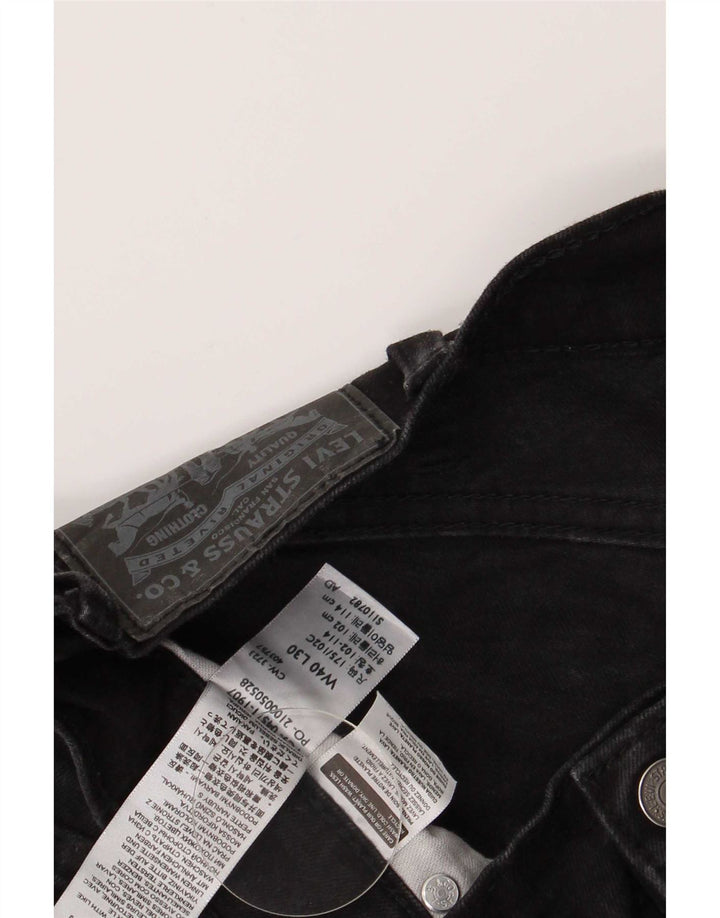 Levi's Herre 511 Slim Jeans W40 L30 Sort Bomuld