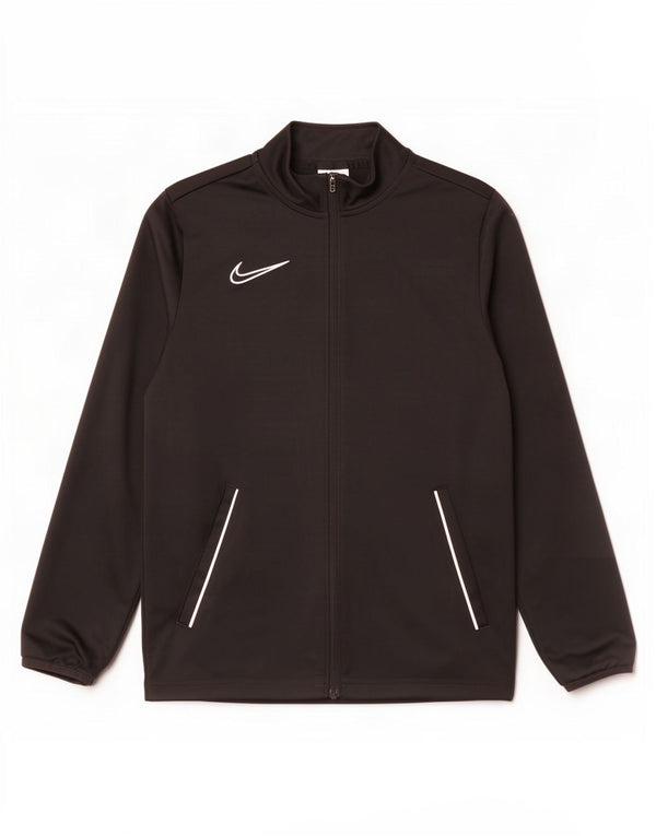 Nike drenge Dri Fit træningsdragt topjakke 12-13 år stor sort polyester