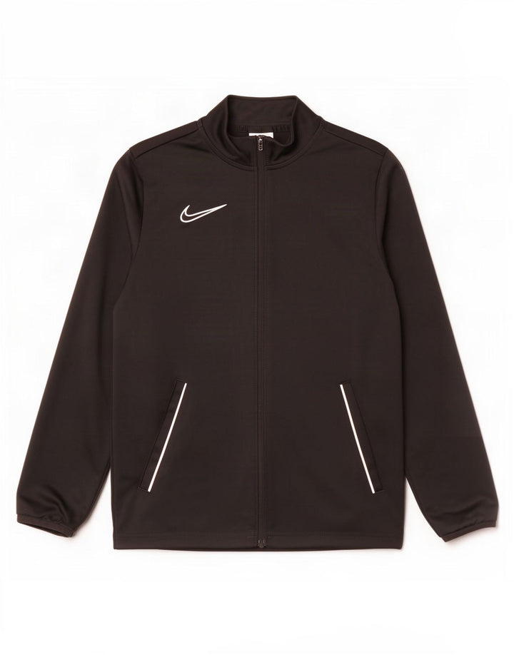 Nike drenge Dri Fit træningsdragt topjakke 12-13 år stor sort polyester
