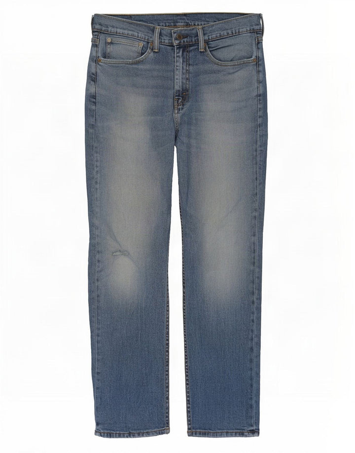 Levi's Straight Jeans til mænd W34 L32 blå bomuld