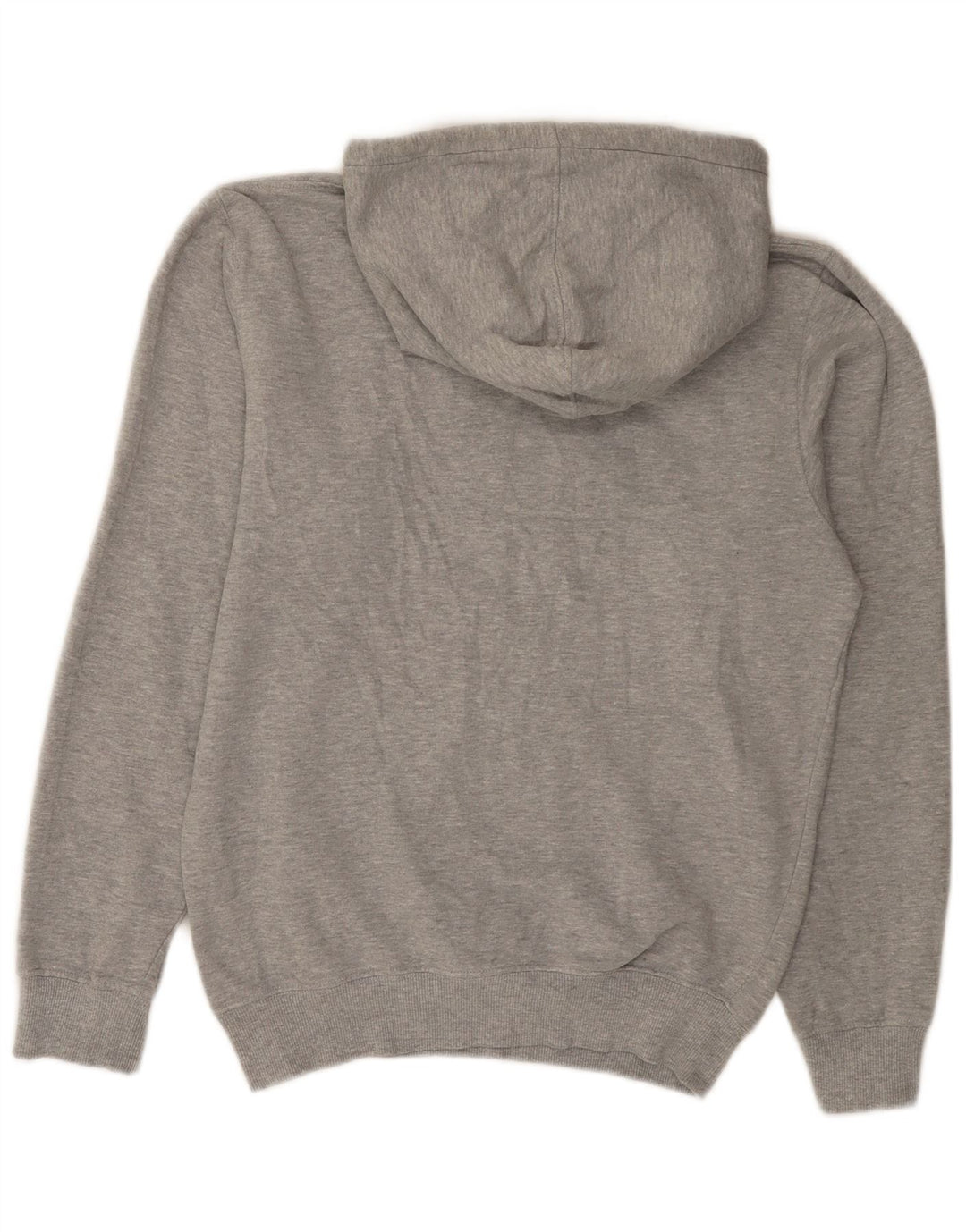 Hard Rock Cafe Herre Bruxelles Distressed Hoodie Jumper Medium Grey Flecked