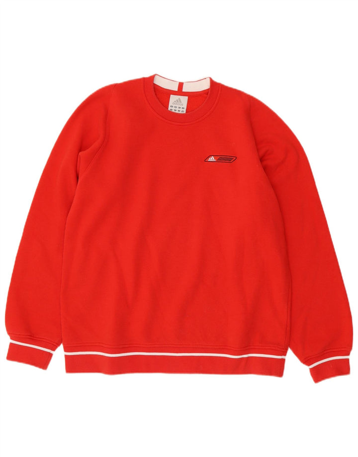 Adidas Sweatshirt til mænd, lille rød bomuld