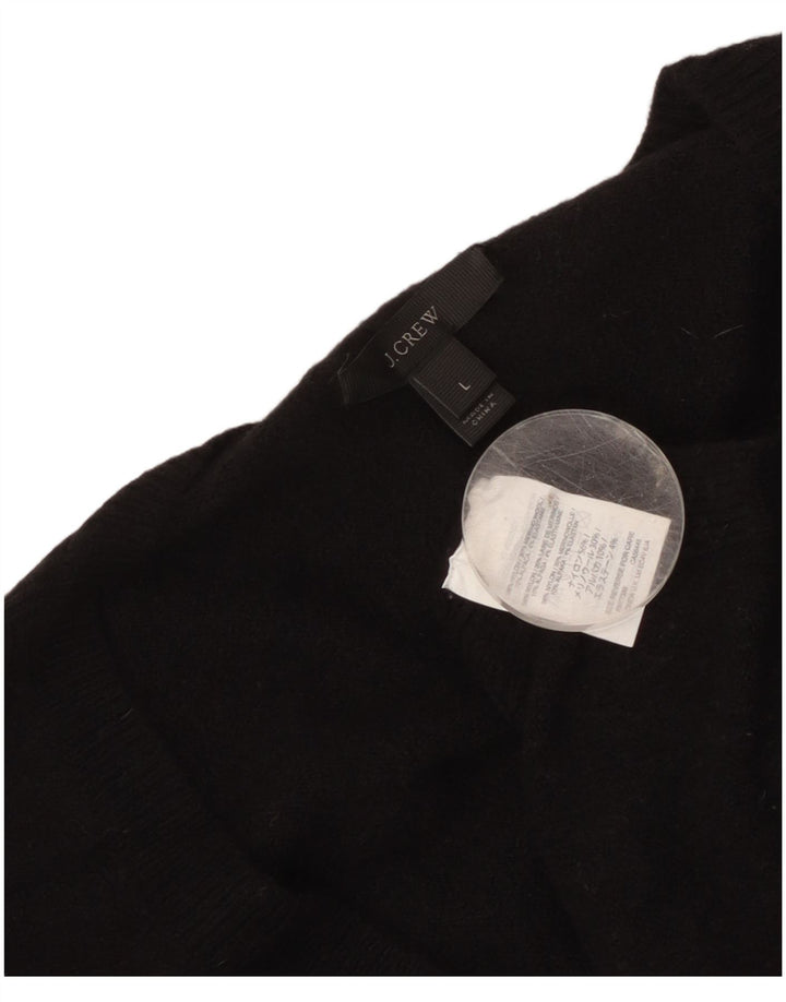 J. Crew Dame V-hals sweater UK 16 Stor sort nylon