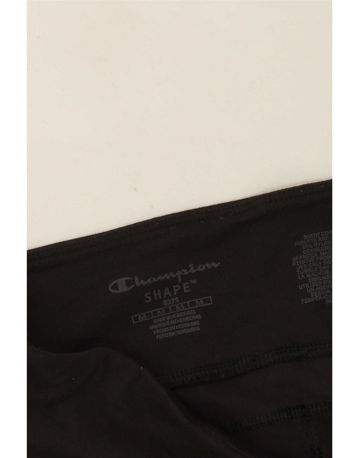 Champion Dame Capri Leggings UK 12 Medium Sort Nylon