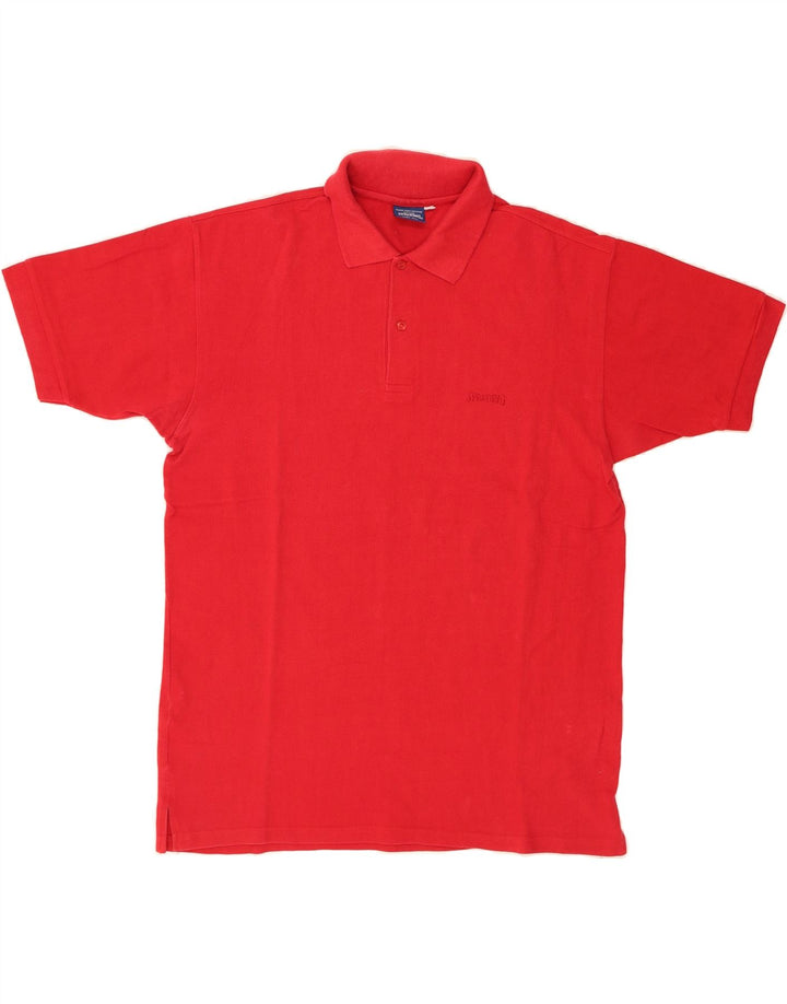 SPALDING Mens Polo Shirt XL Red Cotton Vintage Spalding and Second-Hand Spalding from Messina Hembry 