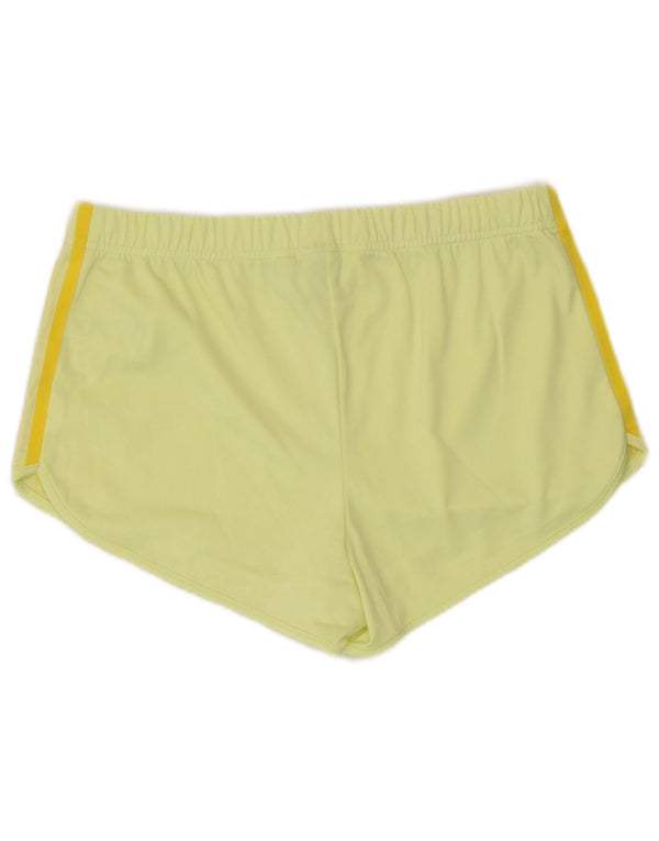 Adidas Sportsshorts til kvinder UK 12 Medium Gul Polyester