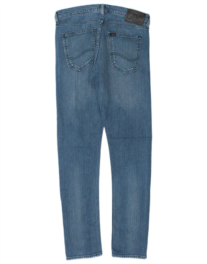 LEE Dame Luke Slim Jeans W30 L29 Blå Bomuld