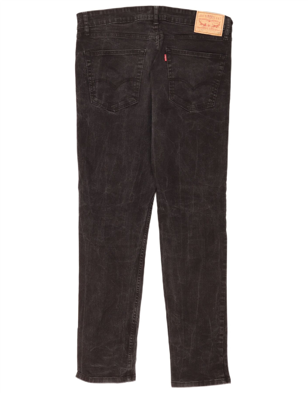 Levi's Herre 511 Slim Jeans W34 L32 Sort Bomuld
