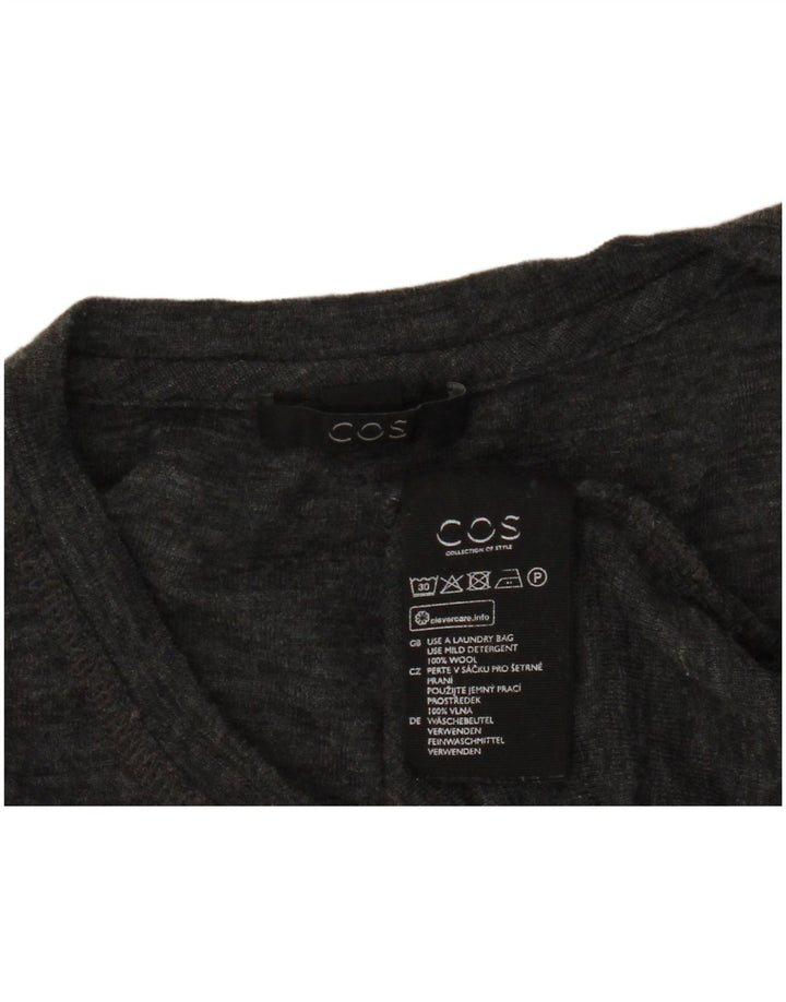 Cos Dame sweater med rund hals DK 14 Stor grå uld