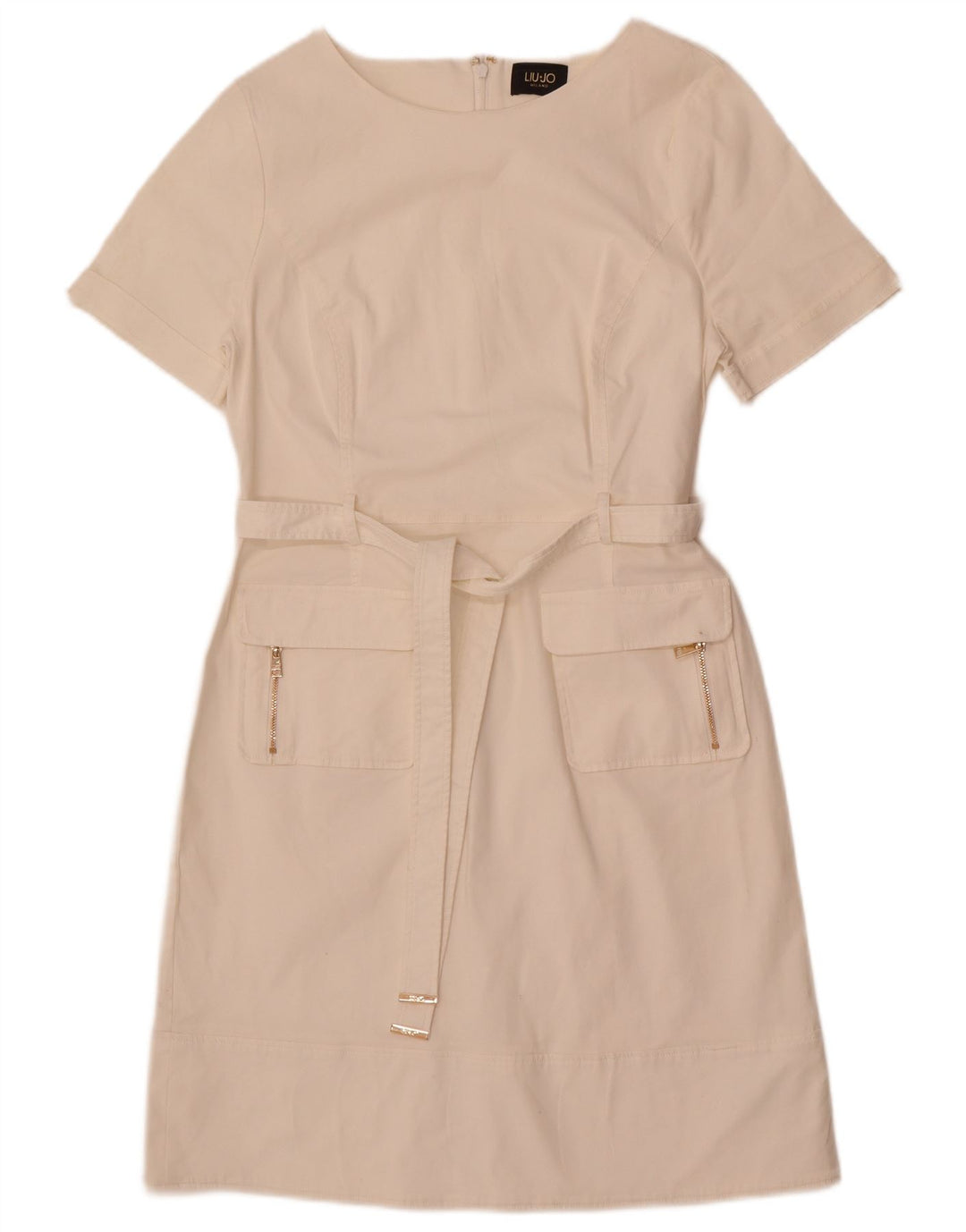 Liu Jo Dame A-Line Kjole IT 46 Stor Hvid