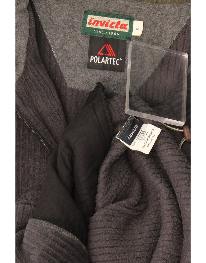 Invicta herre velour træningsdragt topjakke lille grå polyester