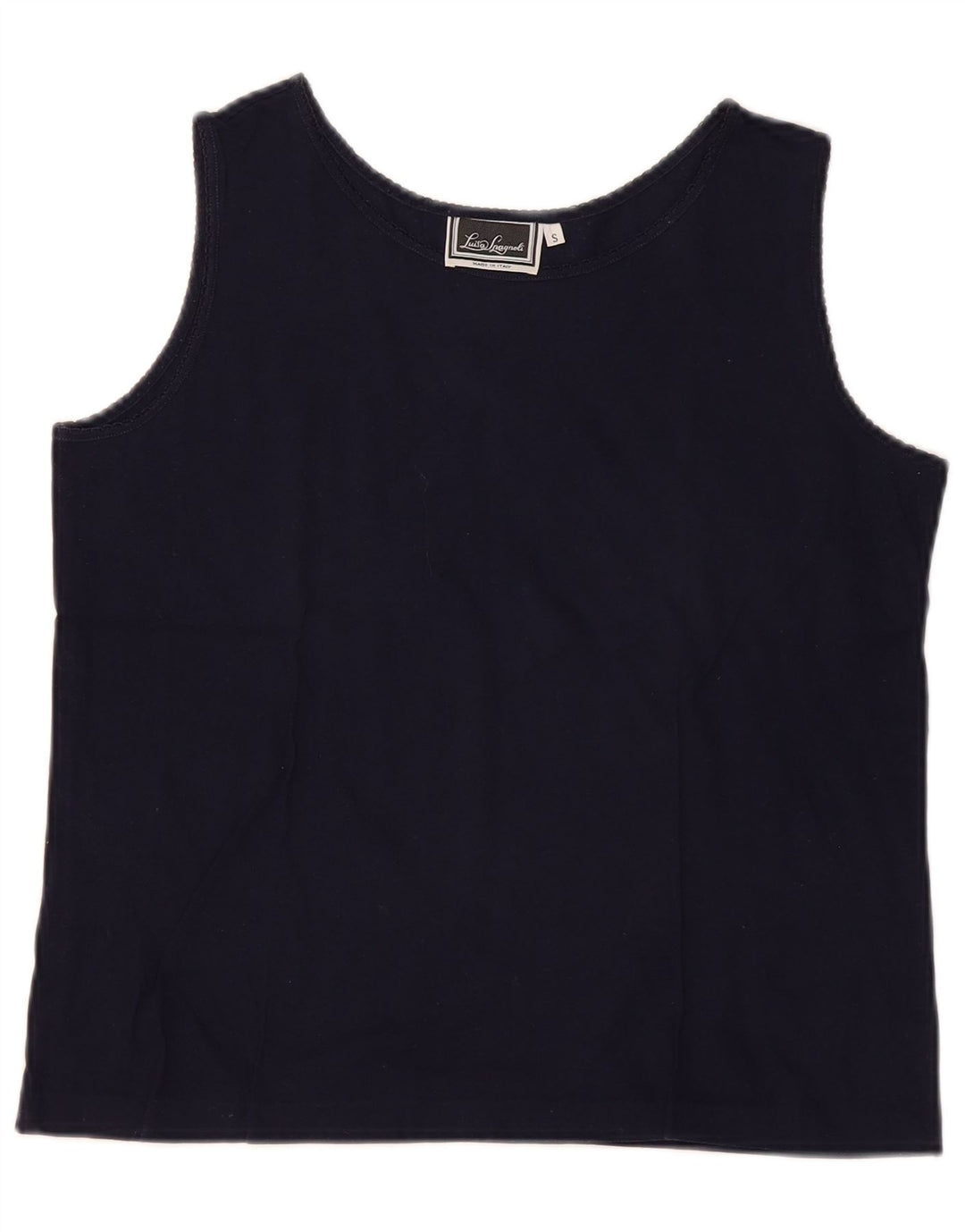 Luisa Spagnoli Damevest Top UK 10 Small Navy Blue