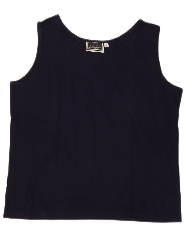 Luisa Spagnoli Damevest Top UK 10 Small Navy Blue