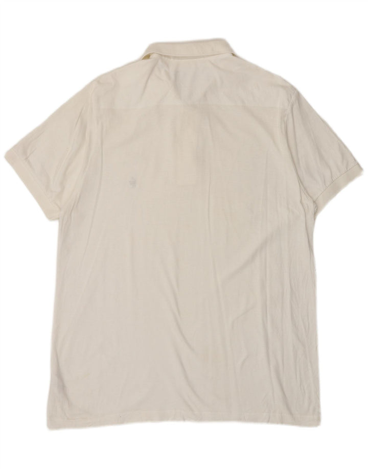 FRANSK FORBINDELSE Herre poloshirt Stor Off White Bomuld