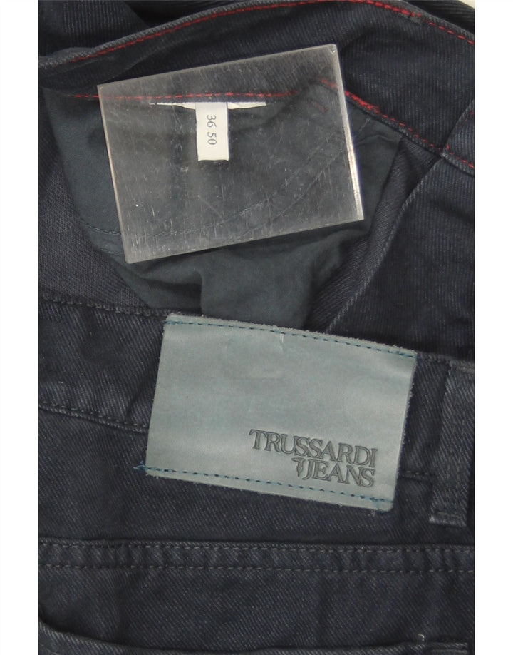 Trussardi Straight Jeans til mænd W36 L31 Marineblå