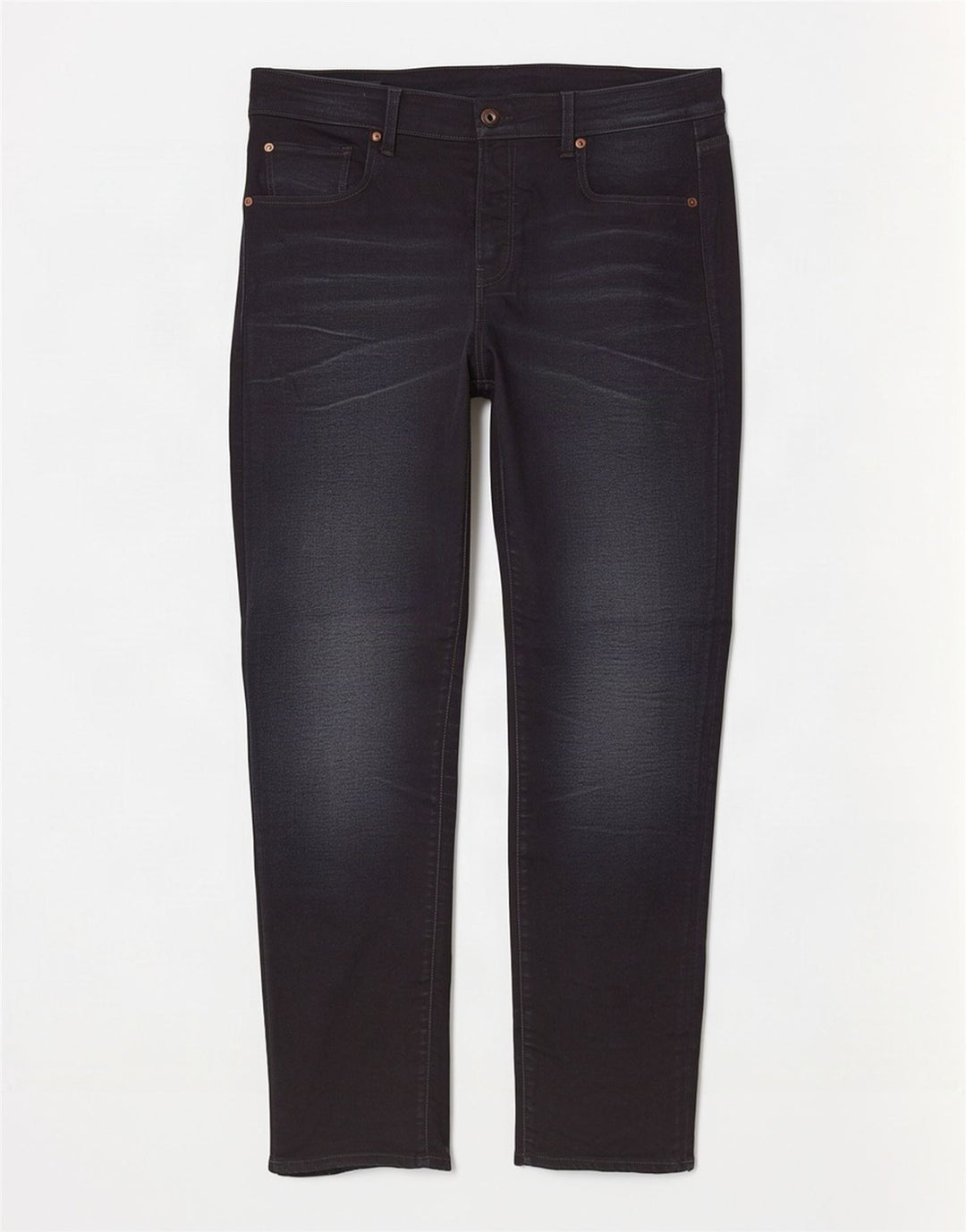 G-Star Herre 3301 Slim Jeans W36 L30 Marineblå Bomuld
