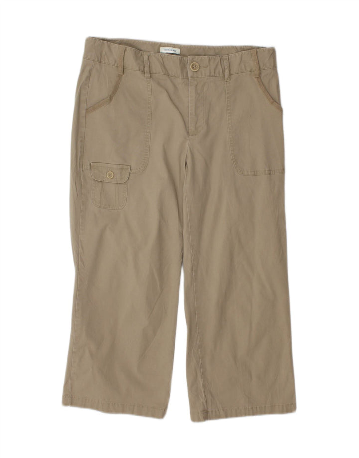 DOCKERS Womens Capri Cargo Trousers US 8 Medium W32 L21 Beige Cotton Vintage Dockers and Second-Hand Dockers from Messina Hembry 
