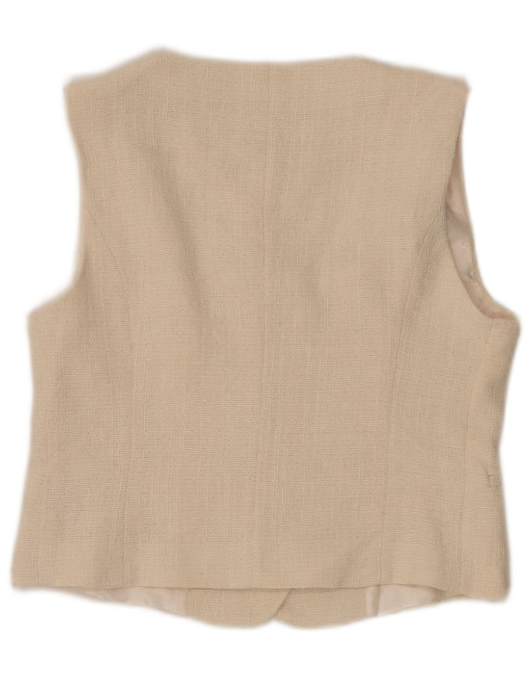 Zara Damevest UK 12 Medium Beige Bomuld
