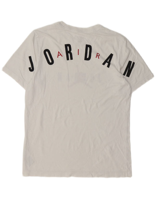 JORDAN Grafisk T-shirt til mænd Medium hvid bomuld