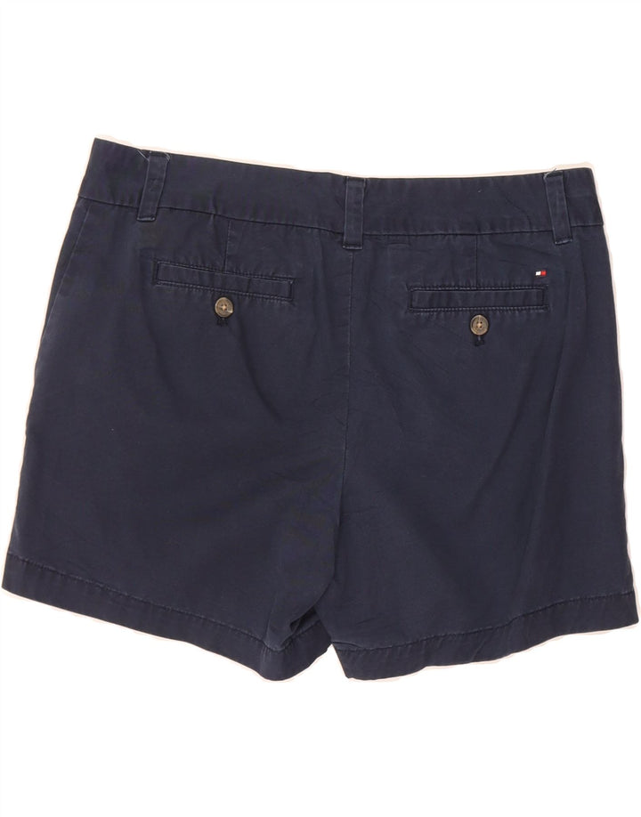 TOMMY HILFIGER Womens Chino Shorts US 8 Medium W34  Navy Blue Cotton Vintage Tommy Hilfiger and Second-Hand Tommy Hilfiger from Messina Hembry 