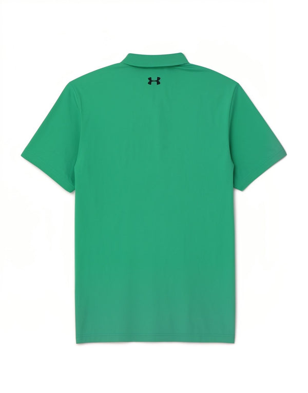Under Armour Mens Polo Shirt Medium Green Polyester