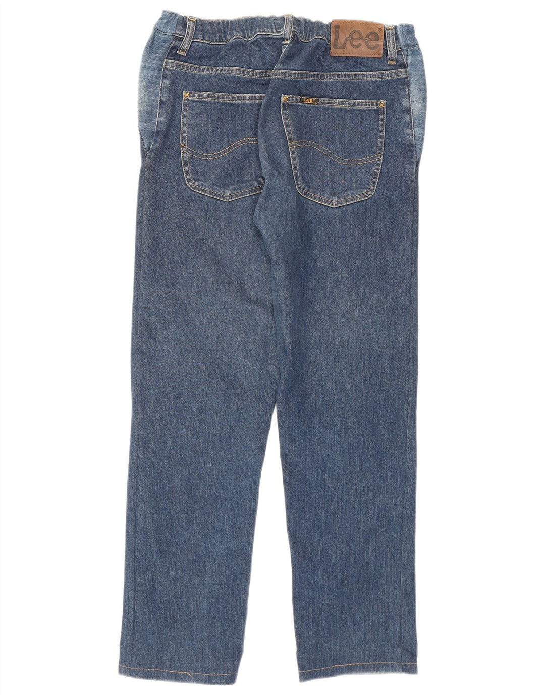Lee Mens Brooklyn Straight Jeans W31 L28 Blå Bomuld