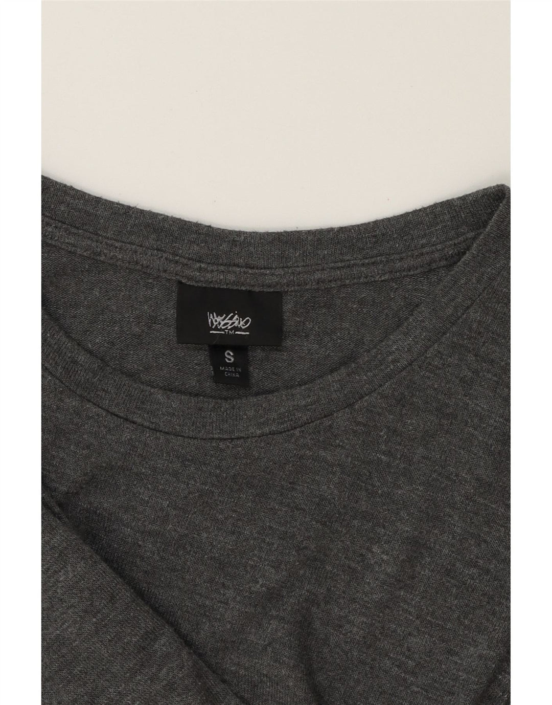 MOSSIMO Womens T-Shirt Top UK 10 Small Grey Rayon Vintage Mossimo and Second-Hand Mossimo from Messina Hembry 