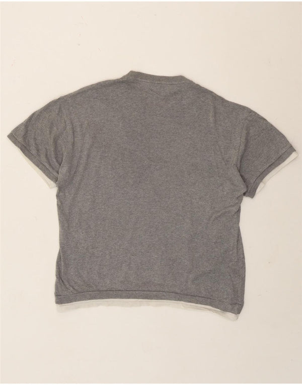 Zara Mens T-Shirt Top Small Grey