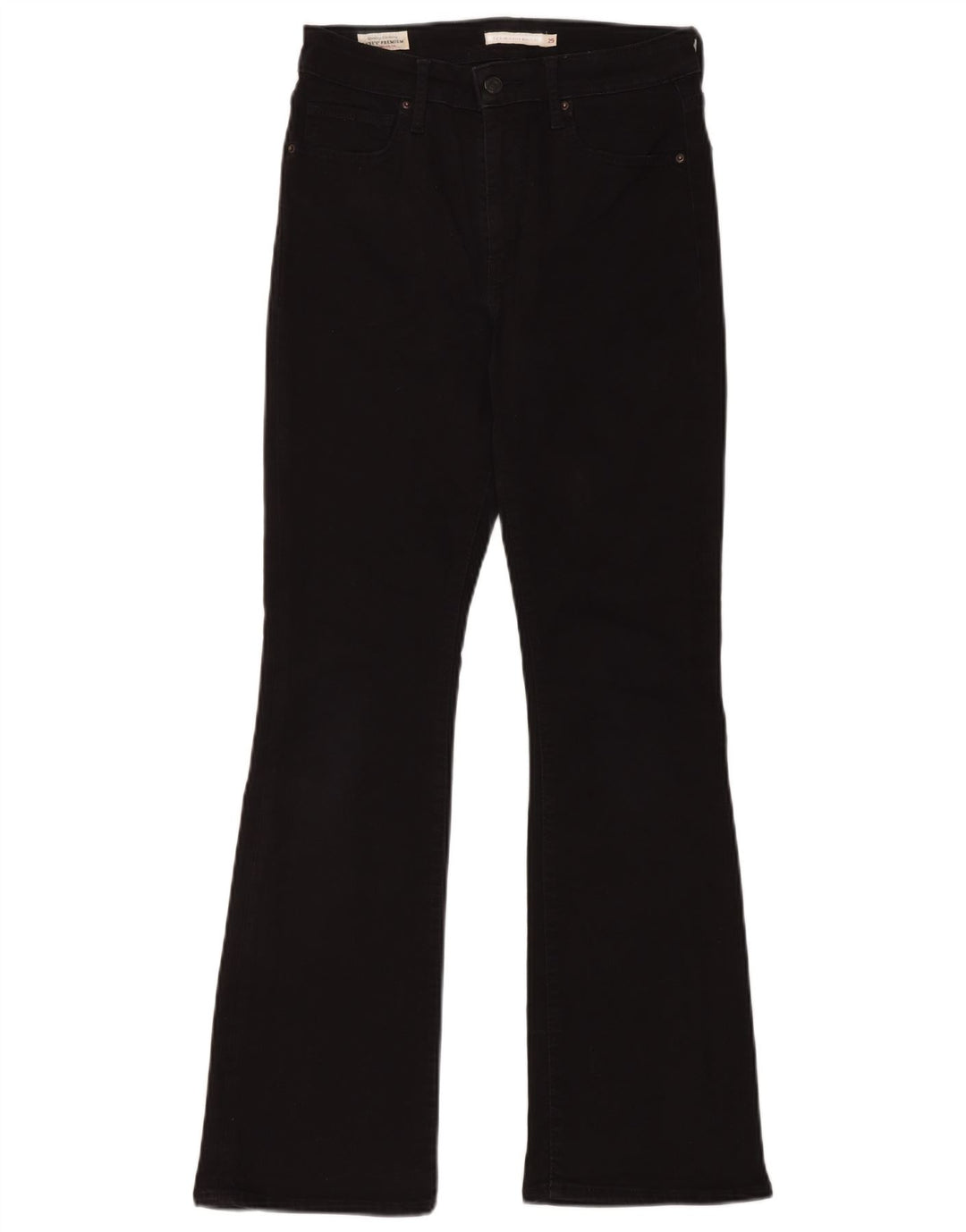 LEVI'S Womens High Rise Bootcut Jeans W29 L30 Sort Bomuld