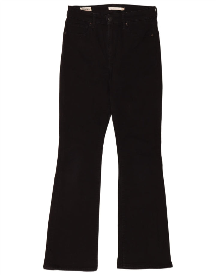 LEVI'S Womens High Rise Bootcut Jeans W29 L30 Sort Bomuld