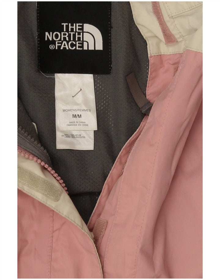 The North Face Regnjakke til kvinder UK 12 Medium Pink Colourblock Nylon
