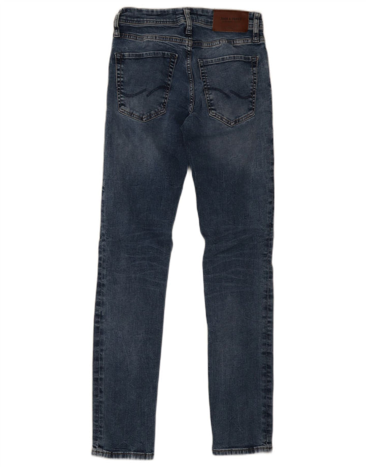 Jack & Jones Herre GLENN Slim Jeans W27 L32 Blå Bomuld