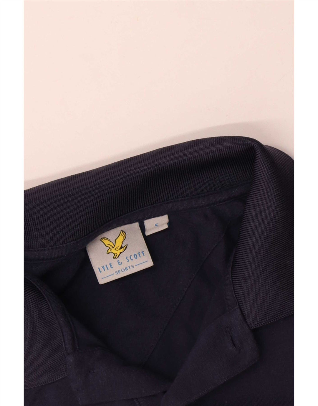 Lyle & Scott herre poloskjorte lille marineblå bomuld