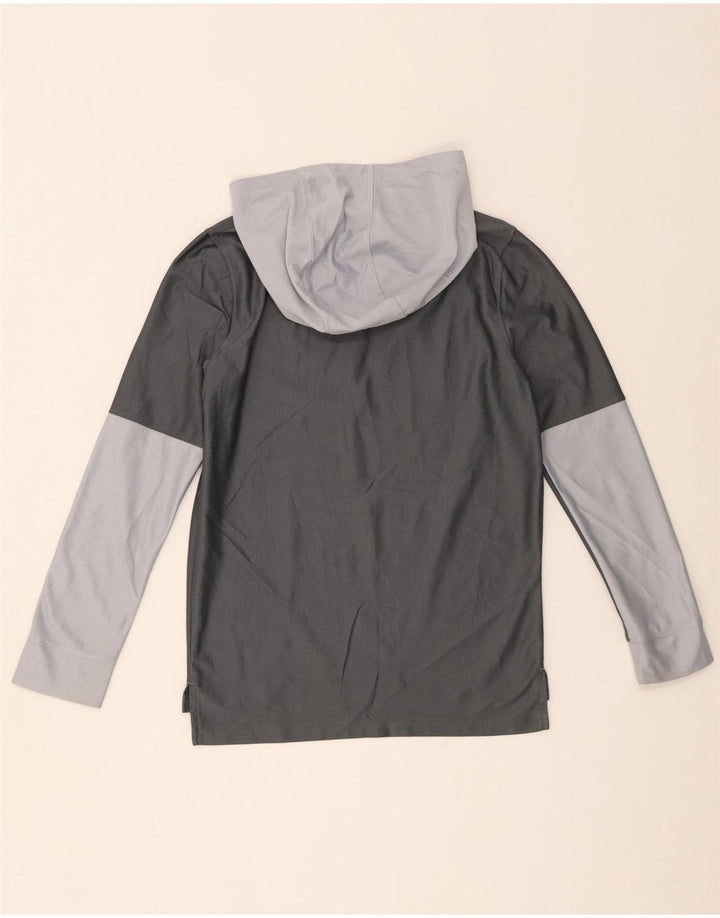 Under Armour Boys Heat Gear Grafisk Top Langærmet 9-10 år Mellemgrå