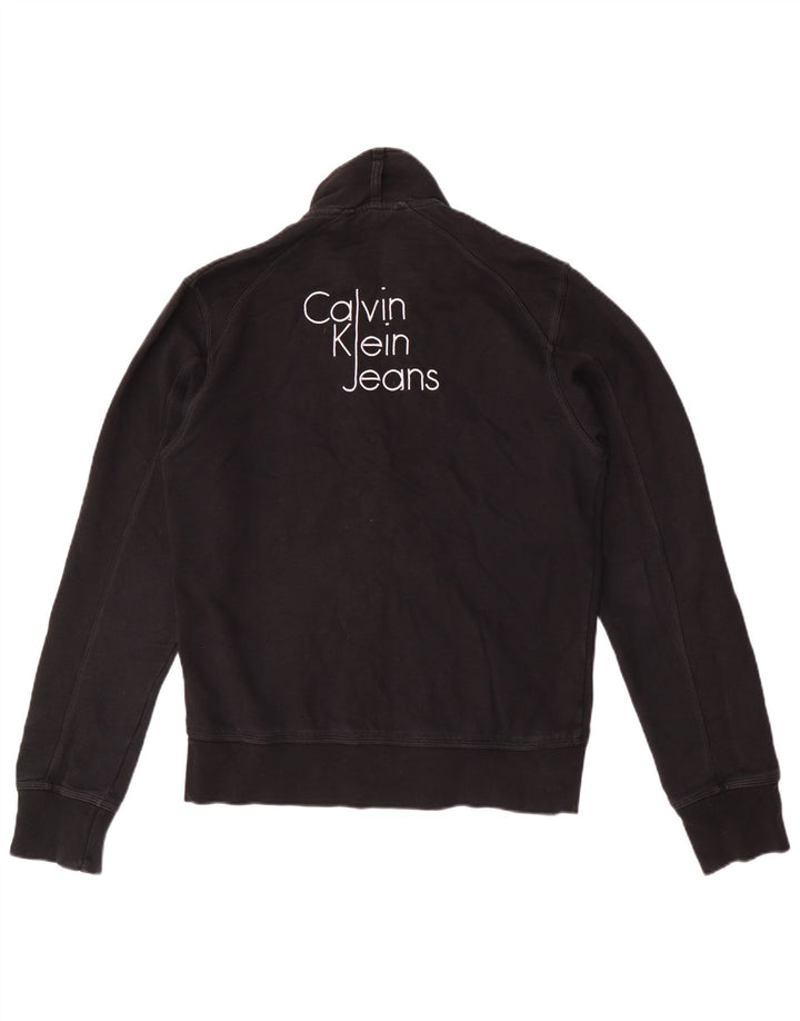 Calvin Klein Jeans Herre grafisk træningsdragt Topjakke Stor Sort