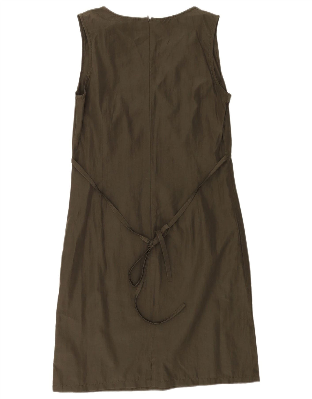 Jones Dame Ærmeløs Skede Kjole EU 36 Small Khaki Polyester